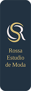 Rossa. Estudio de Moda - Logotipo negativo vertical